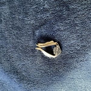 Harley Davidson silver necklace pendant slide